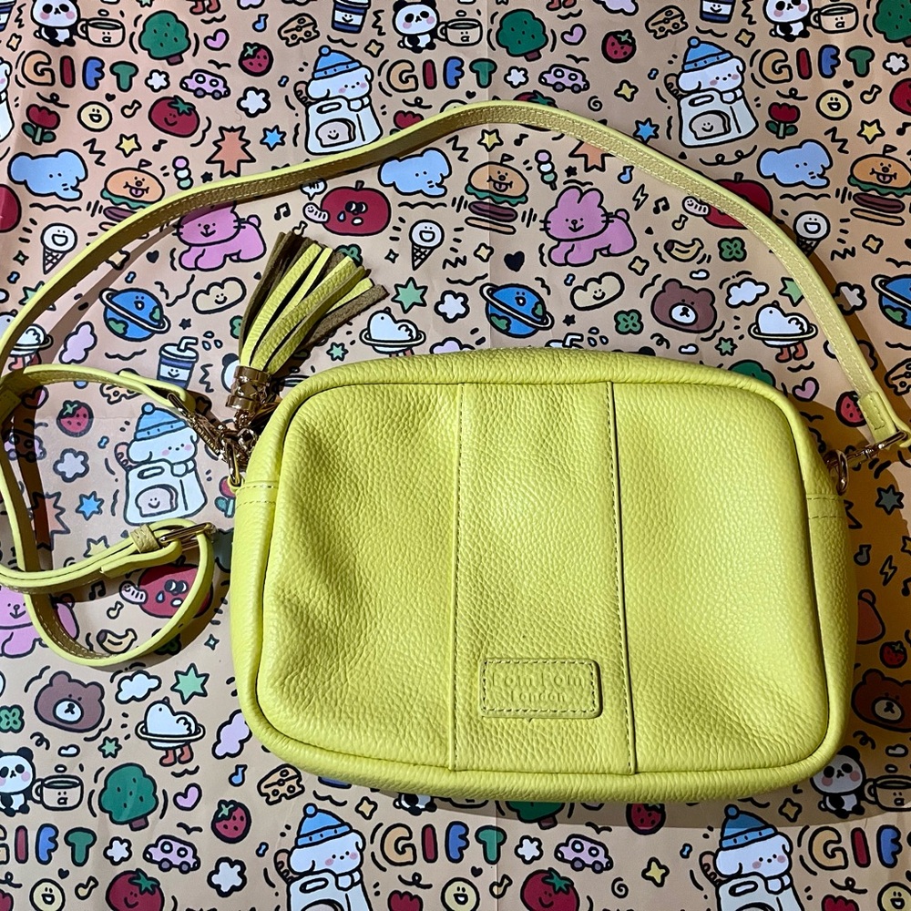 Pom Pom London Bag - Sherbet Lemon - reg size